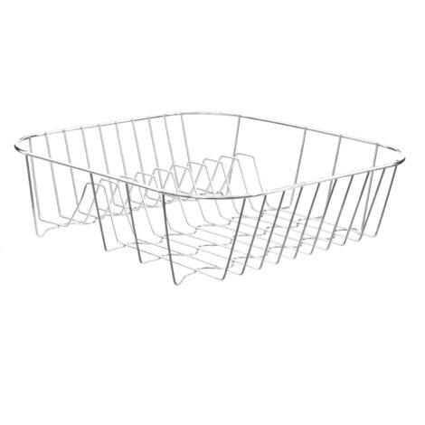 Premier Housewares Chrome Square Dish Drainer