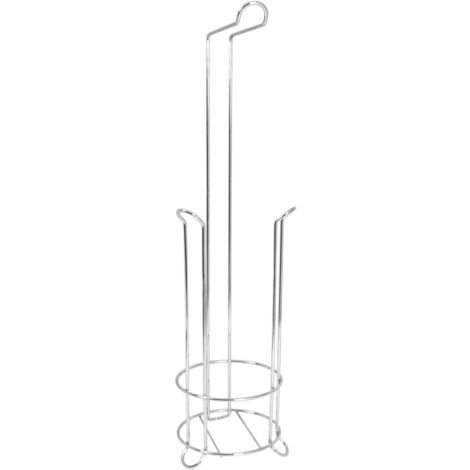Premier Housewares Chrome Wire Toilet Roll Storer