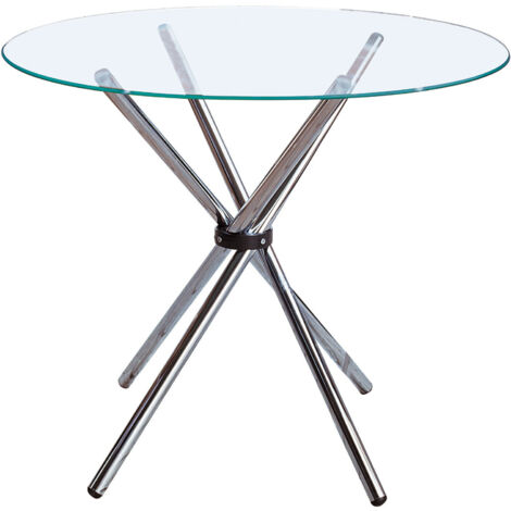 Premier Housewares Clear Glass Dining Table