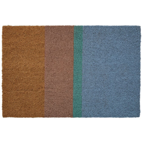 Premier Housewares Colourful Design Door Mat / Non Slip Floor Mat Indoor and Outdoor Welcome Mat With Robust Coir For Door Entrances / House Entryway / Kitchen / Outside Porch 40 x 2 x 60