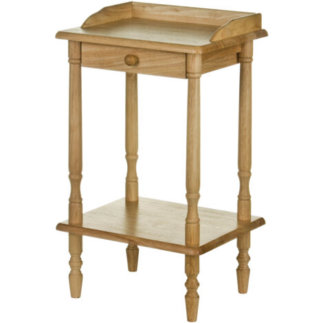 Premier Housewares Console Table Narrow Console Tables For Hallway Slim Wall Mounted Table Hallway Table  Telephone Table  61 cm x 37 cm x 29 cm