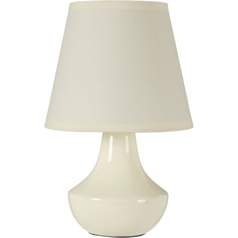Premier Housewares Cream Ceramic Table Lamps - Set of 2