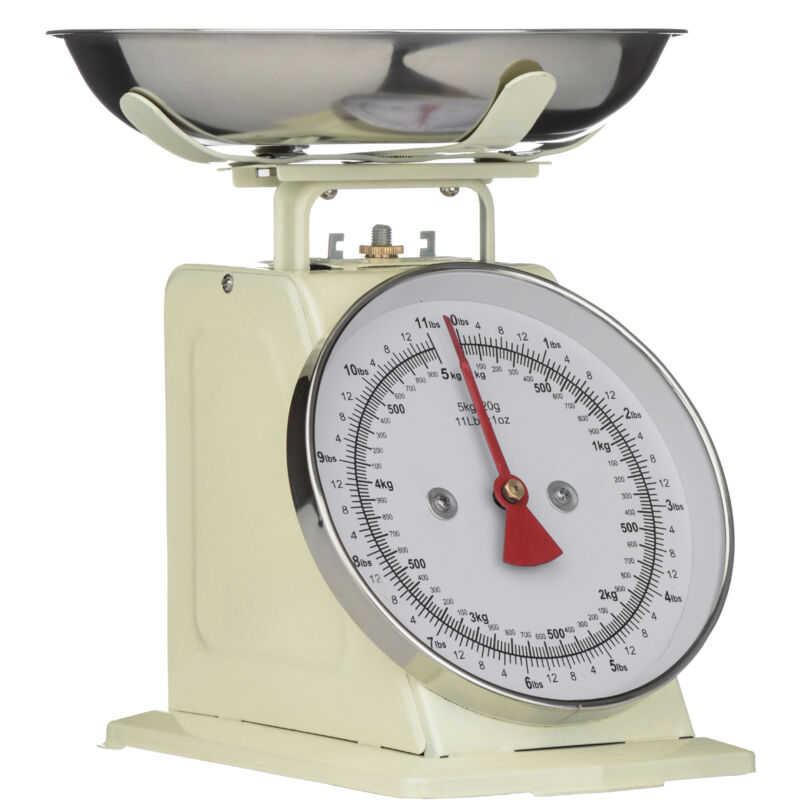 Premier Housewares - Cream Standing Kitchen Scale - 5kg