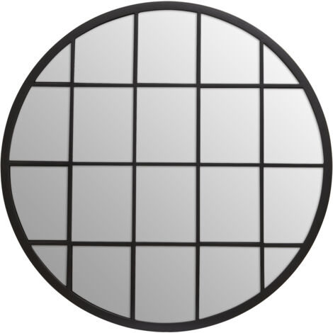 Premier Housewares Descartes Round Metal Wall Mirror