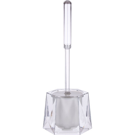 Premier Housewares Dow Clear Acrylic Toilet Brush Holder