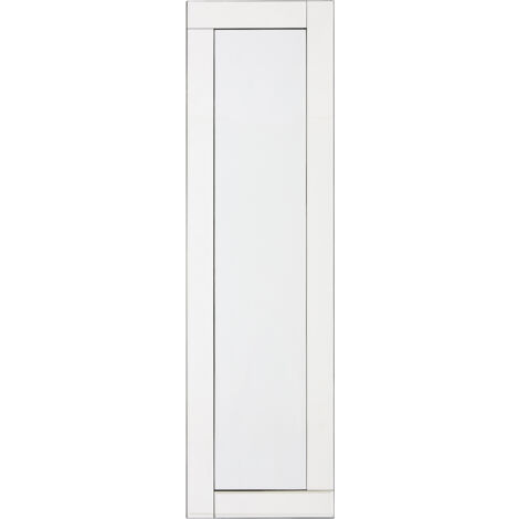 Premier Housewares Floorstanding Black Velvet Mirror