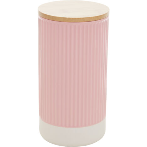 Premier Housewares Geome Pink Storage Canister - 1250ml