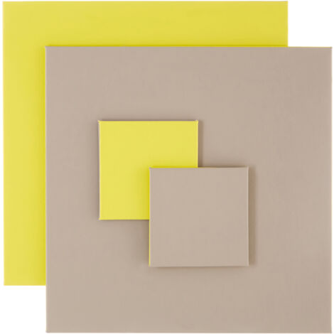 Premier Housewares Geome Reverse Grey and Green - Set of 4