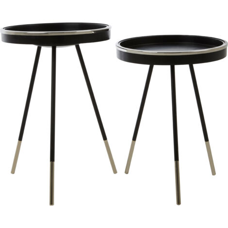 Premier Housewares Halle Set of 2 Side Tables