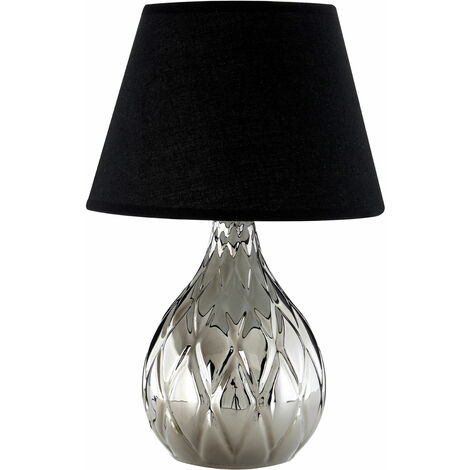 Premier Housewares Hannah White Shade Table Lamp