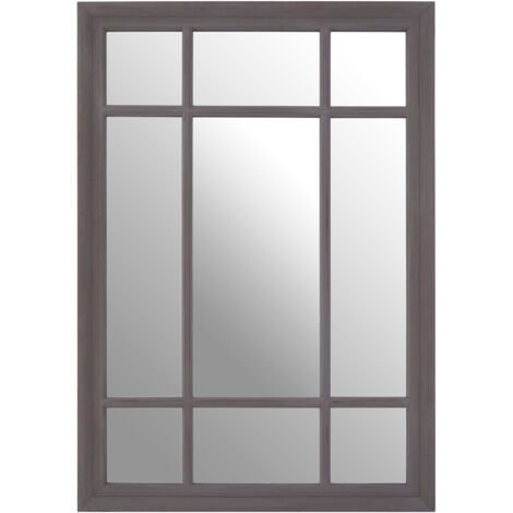 Premier Housewares Hawthorne Rectangular Grey Wall Mirror