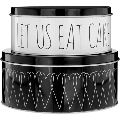 Premier Housewares Heartlines Round Cake Tins