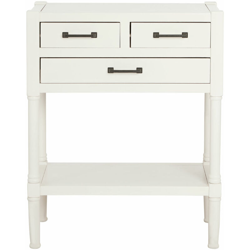 Heritage White Pearl Finish Console Table - Premier Housewares