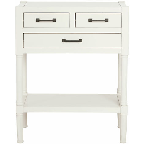Premier Housewares Heritage White Pearl Finish Console Table