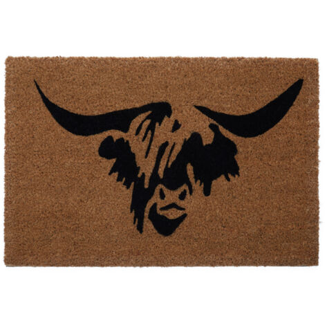 Premier Housewares Highland Cow Doormat