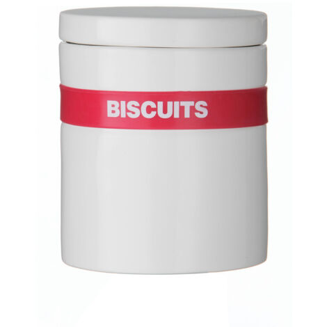 Premier Housewares Hot Pink Silicone Band Biscuit Jar