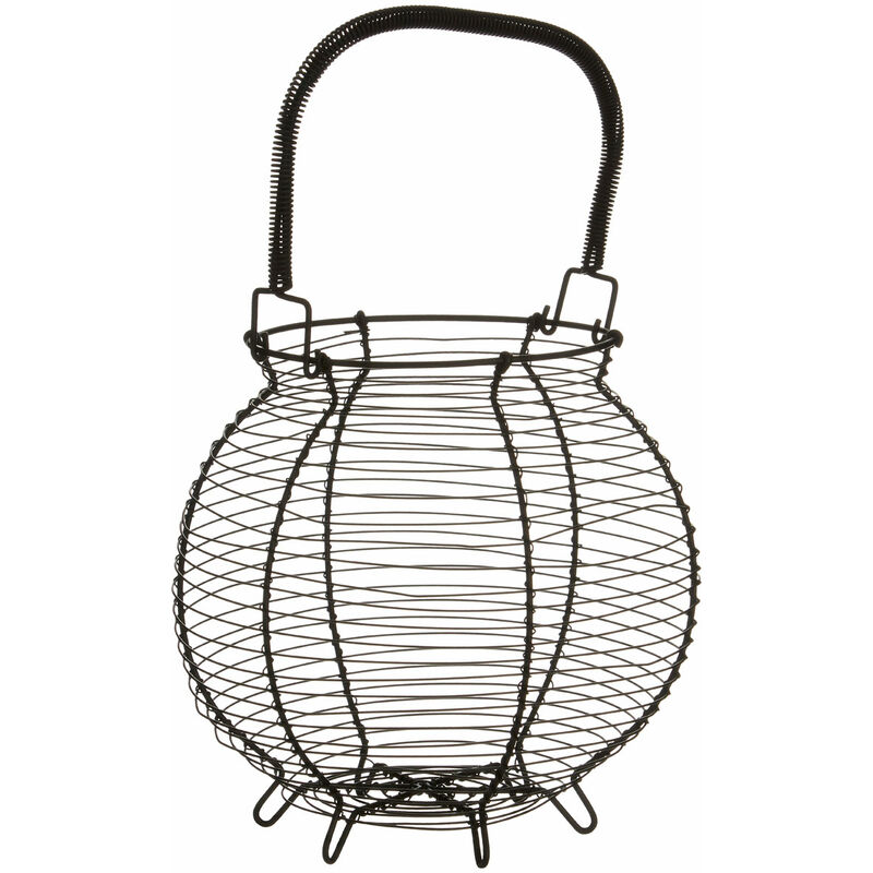 Premier Housewares - Hygge Matte Black Egg Basket