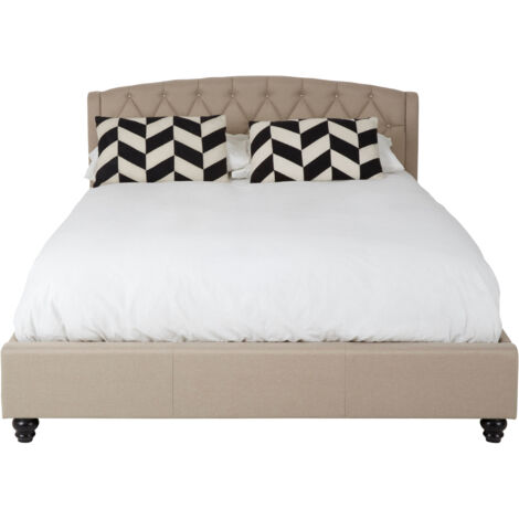 Premier Housewares Josephine Beige Kingsize Bed