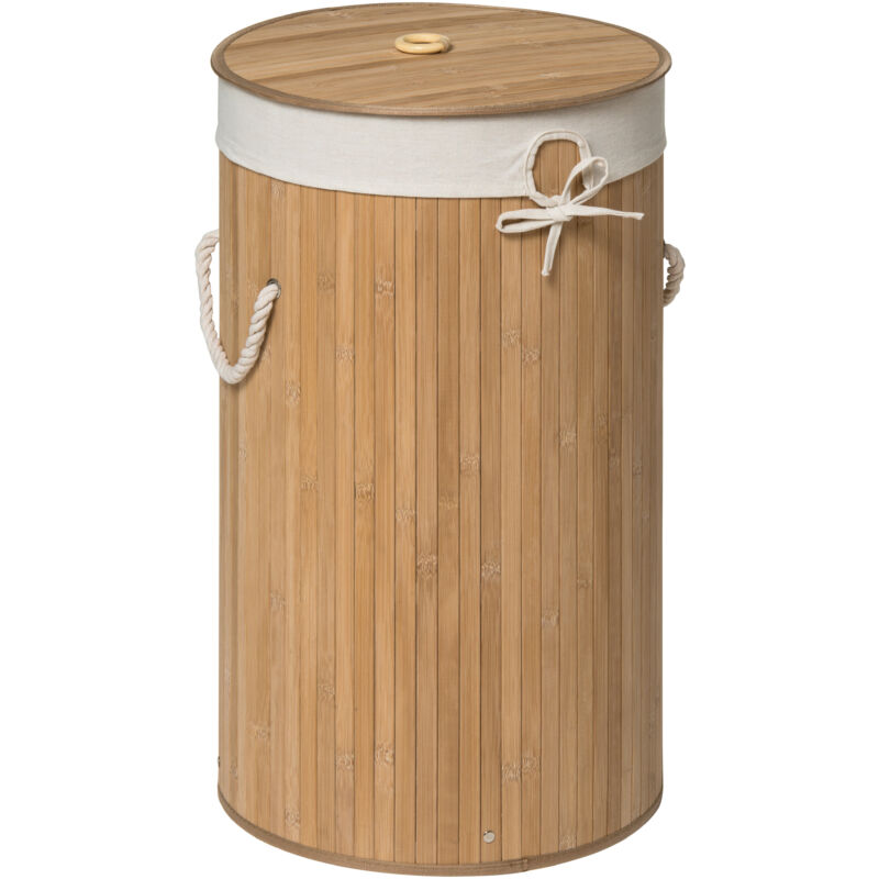 Kankyo Natural Round Laundry Hamper - Premier Housewares