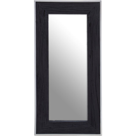 Premier Housewares Kerala Black Rectangular Mirror