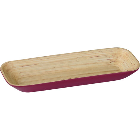 Premier Housewares Kyoto Raspberry Large Tray