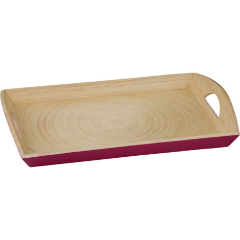 Premier Housewares Kyoto Raspberry Rectangular Serving Tray
