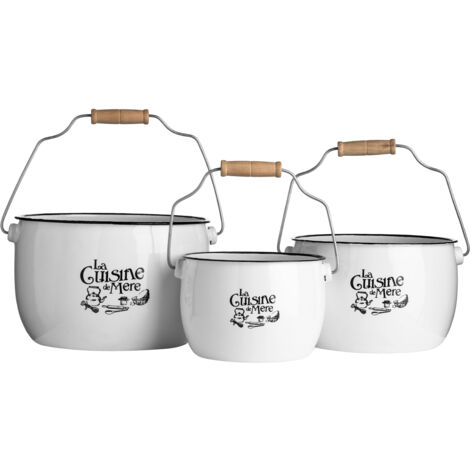 Premier Housewares La Cuisine De Mere Set of 3 Storage Pots