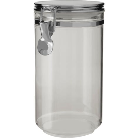 Diamond Star Clear Glass Candy Jars Mason Canister Jar with Lid, Storage  for sweets, animal treats, dry goods and building