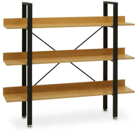 Premier Housewares Laxton 3 Tier Light Yellow Shelf Unit
