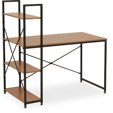 Premier Housewares Laxton Red Pomelo Desk With Shelves