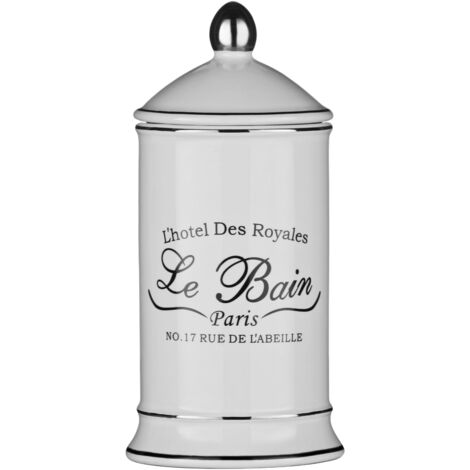 Premier Housewares Le Bain Cotton Bud Jar