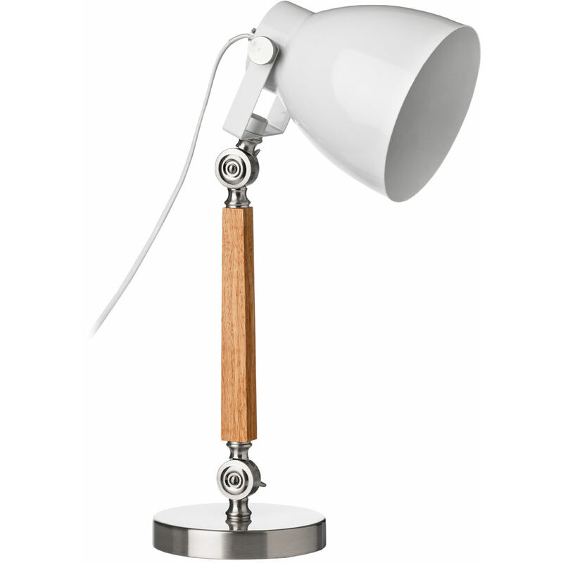 Led Table Lamp with UK Plug/ Office Reading Lamp/ w16 x d16 x h57cm. - Premier Housewares