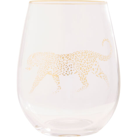 Premier Housewares Leopard Wine Glass