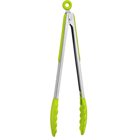 Premier Housewares Lime Green Silicone Zing Tongs