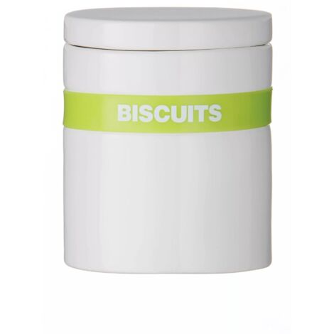 Premier Housewares Lime Silicone Band Biscuit Jar