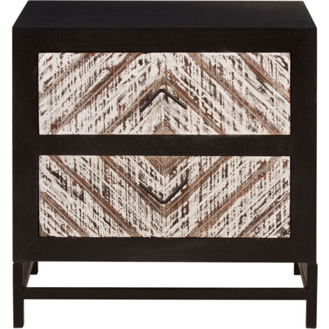 Premier Housewares Lombok 2 Drawer Cabinet