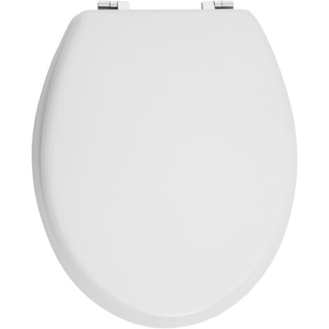 Premier Housewares Matt White Toilet Seat