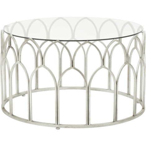 Premier Housewares Merlin Silver Leaf Coffee Table
