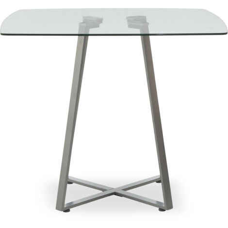 Premier Housewares Metropolitan Matte Grey Dining Table