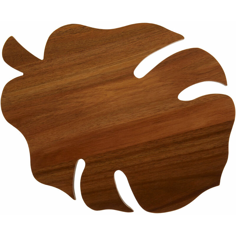 Mimo Acacia Wood Leaf Chopping Board/ Chopping Boards Wood/ Acacia Wooden Chopping Boards/ Cutting Board/ Brown/ Simple Design/ Plain/ Dimensions are