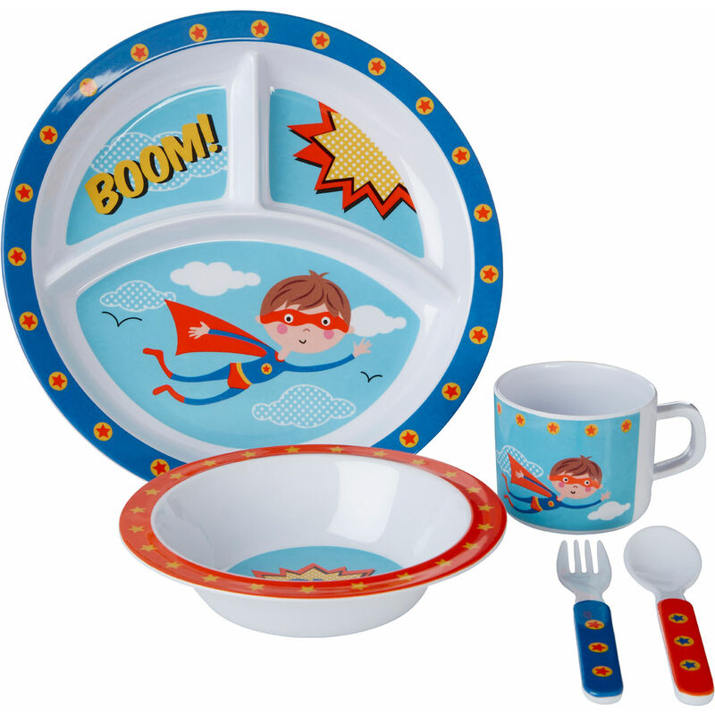 Mimo Kids Super Rupert Dinner Set - Premier Housewares