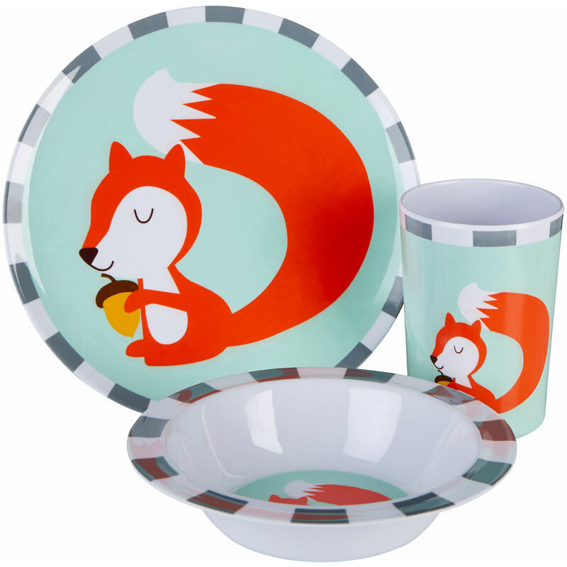 Mimo Kids Susie Squirrel Dinner Set - Premier Housewares