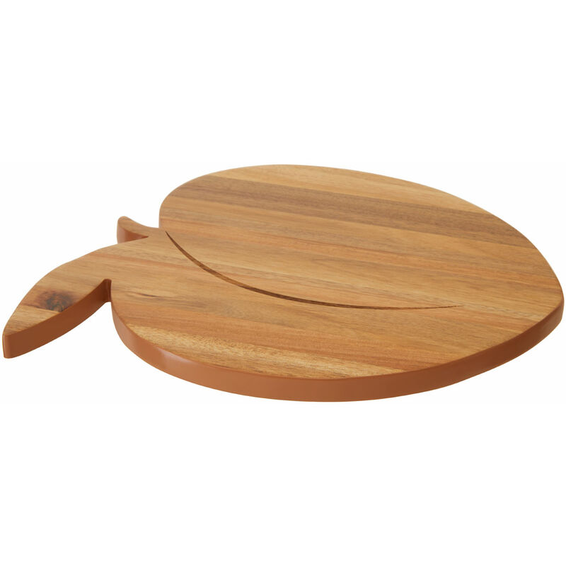 Mimo Peach Chopping Board/ Chopping Boards Wood/ Acacia Wooden Chopping Boards/ Cutting Board/ Brown/ Simple Design/ Plain/ Dimensions are w30 x d30