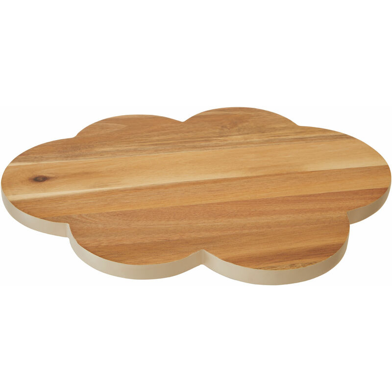 Mimo Small Cloud Chopping Board/ Chopping Boards Wood/ Acacia Wooden Chopping Boards/ Cutting Board/ Brown/ Simple Design/ Plain/ Dimensions are w37