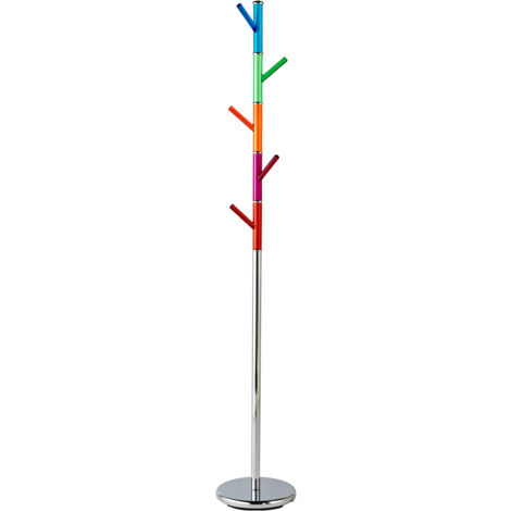 Premier Housewares Multicoloured Acrylic Pegs Coat Stand