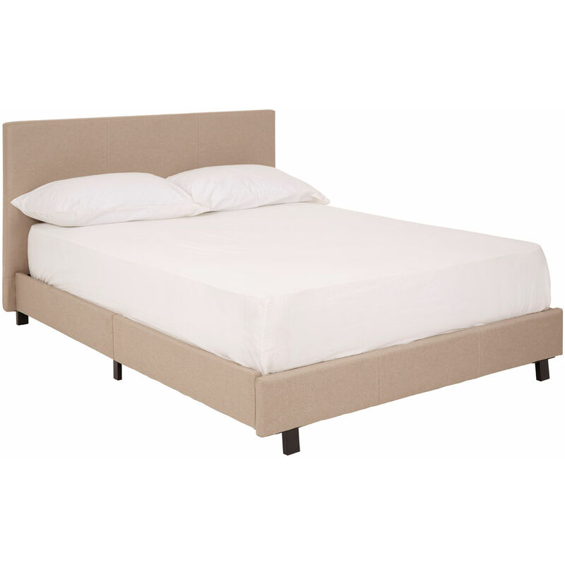 Compact Bed in a Box, Fold Away Bed, Easy Storage - Beige - Premier Housewares