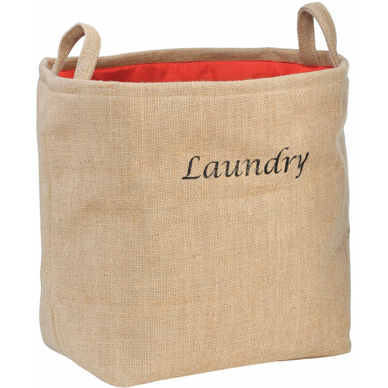 Natural Jute Hessian Laundry Bag - Premier Housewares