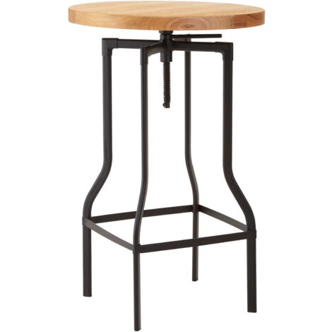 Premier Housewares New Foundry Ash Veneer Bar Table