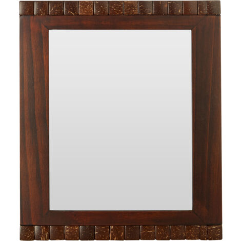 Premier Housewares Oak Mosaic 8 x 10 Box Detail Wood Photo Frame
