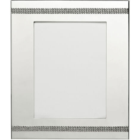 Premier Housewares Opulence Silver Plate Steel 4 x 6 Photo Frame